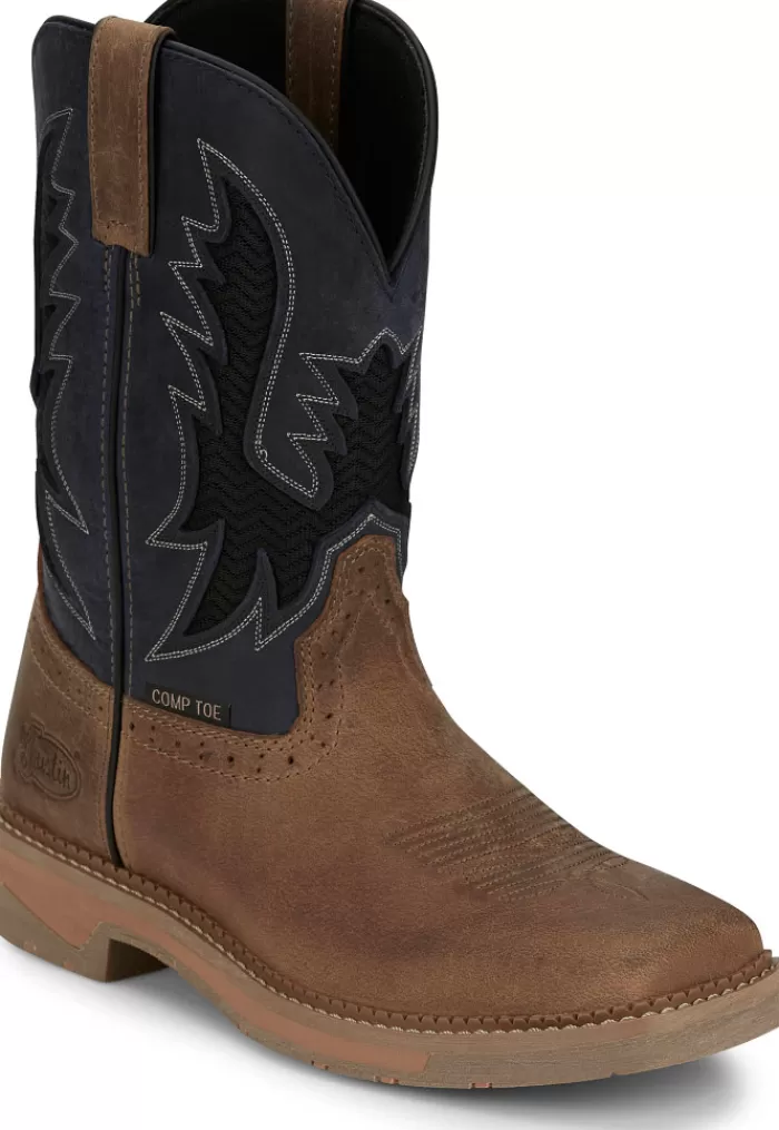 Bolt 11" Comp Toe^Justin Boots Clearance