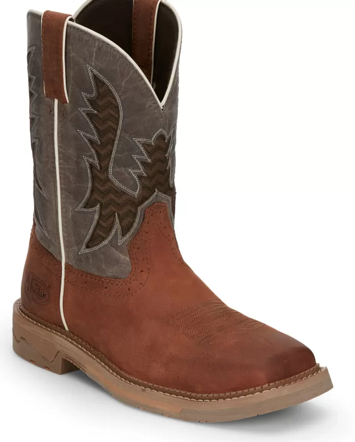 Bolt 11" Work^Justin Boots Flash Sale