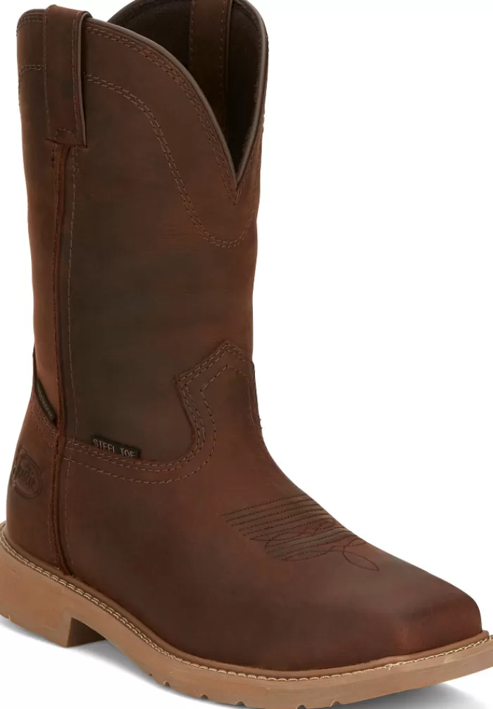 Buster II 11" Waterproof Steel Toe^Justin Boots Sale