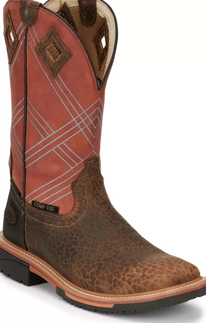 Dalhart 12" Waterproof Nano Comp Toe^Justin Boots Online