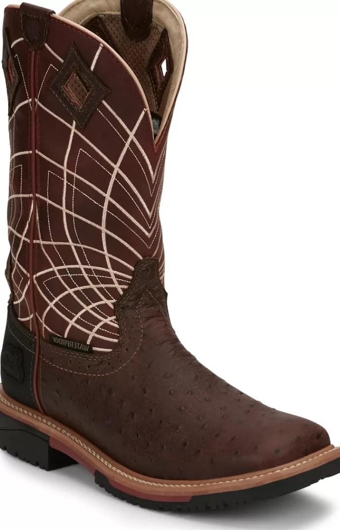 Derrickman 12" Waterproof^Justin Boots Fashion