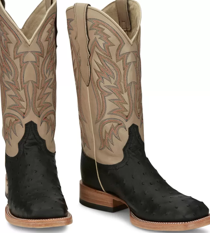 Doc Bar - Full Quill Ostrich^Justin Boots Online