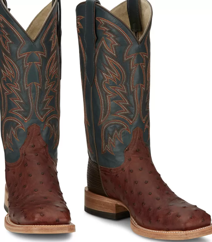 Doc Bar - Full Quill Ostrich^Justin Boots Best Sale