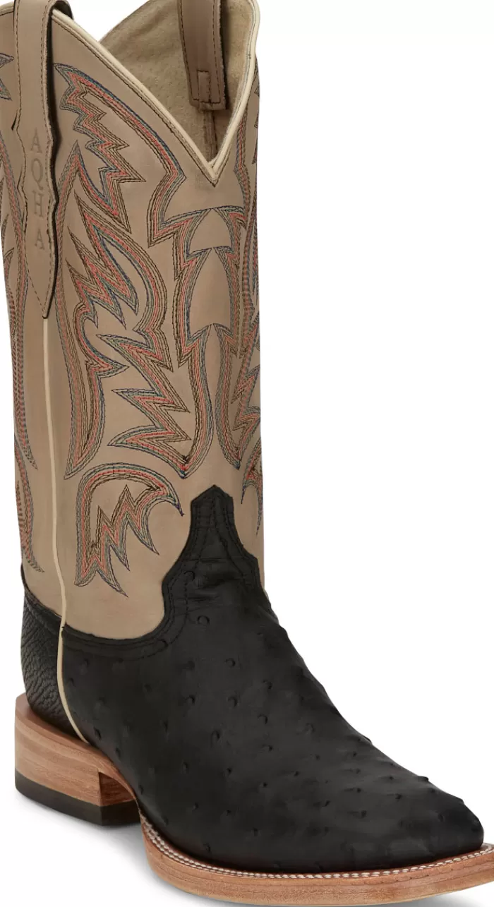 Doc Bar - Full Quill Ostrich^Justin Boots Online