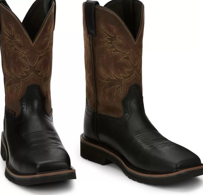 Driller 11" Comp Toe^Justin Boots Outlet