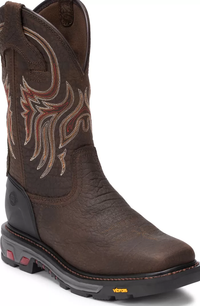 Driscoll 11" Work^Justin Boots Cheap