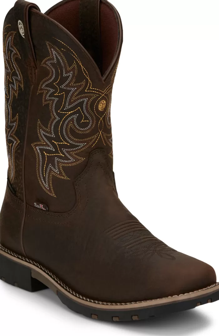 Fireman 11" Waterproof^Justin Boots Cheap