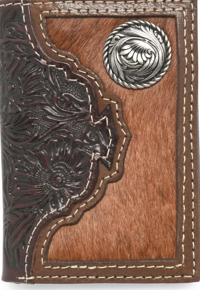 Hair On Tri-fold Wallet^Justin Boots Discount