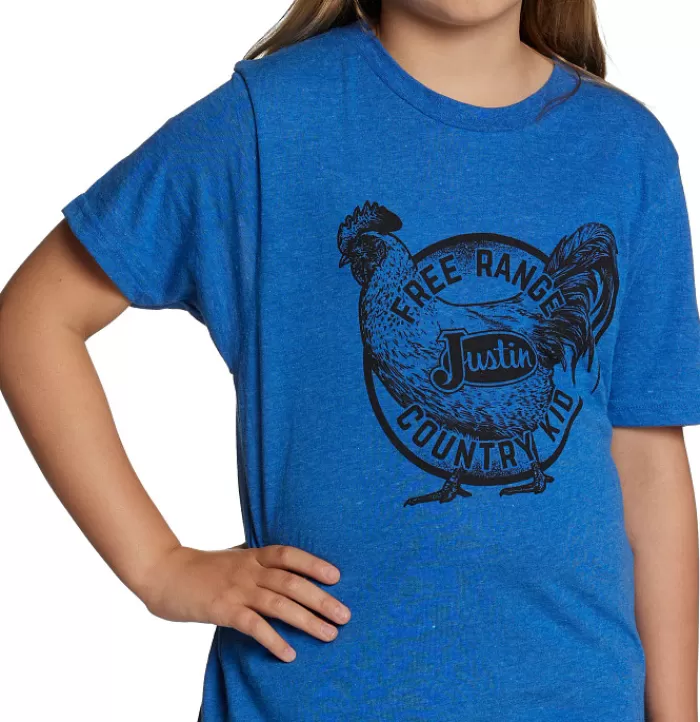 Justin Kid's Free Range Rooster Tee^Justin Boots Outlet