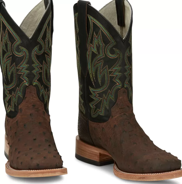 King - Full Quill Ostrich^Justin Boots Cheap