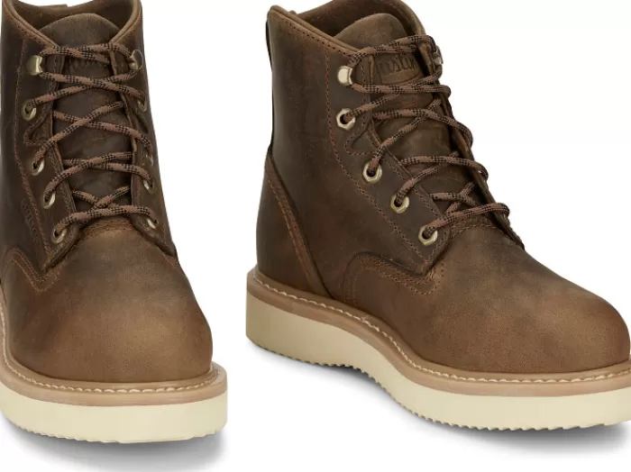 Maxwell 6" Steel Toe Lace Up^Justin Boots Store