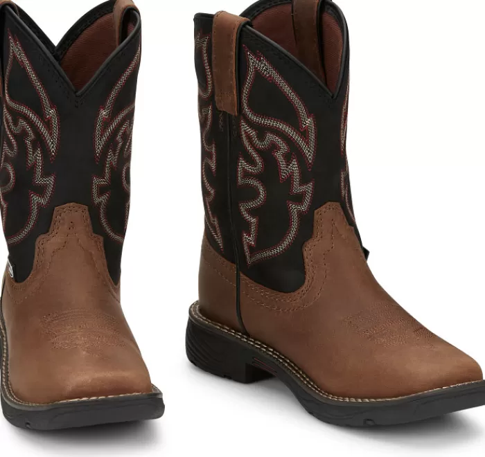 Rush Junior 8" Kids Cowboy Boot^Justin Boots Shop