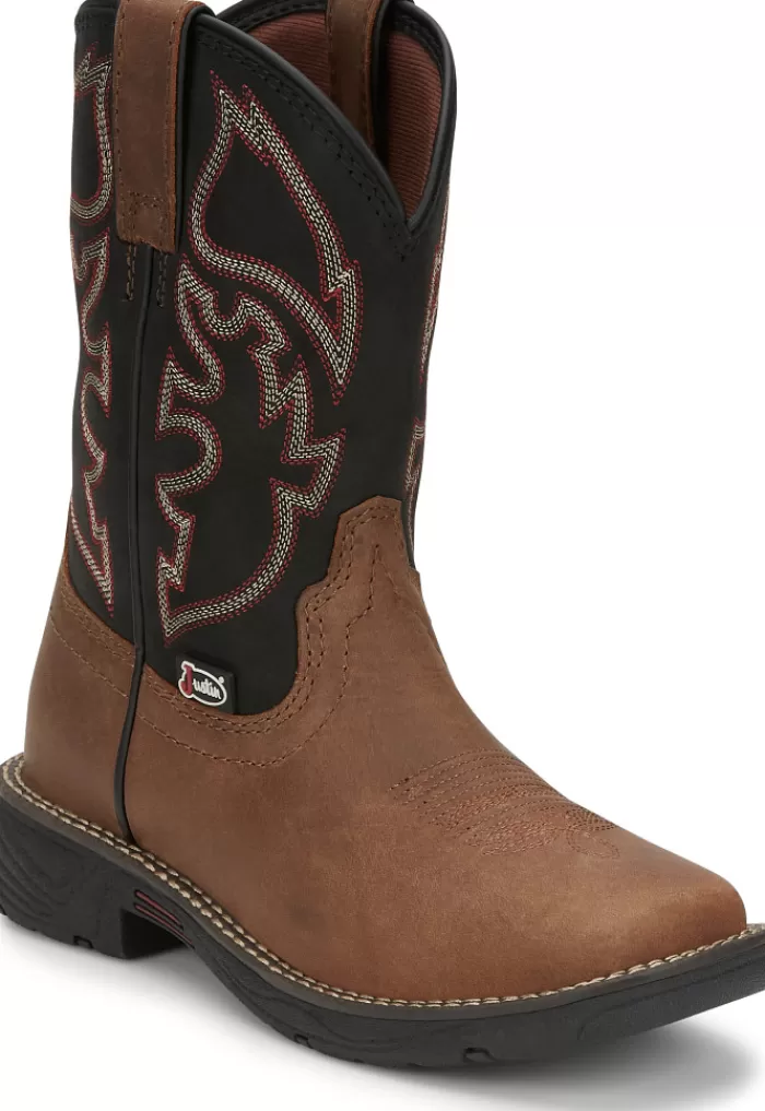 Rush Junior 8" Kids Cowboy Boot^Justin Boots Shop