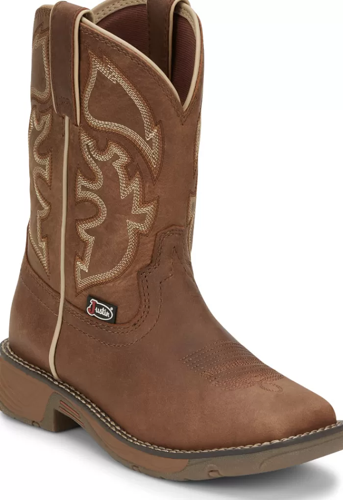 Rush Junior 8" Kids Cowboy Boot^Justin Boots New